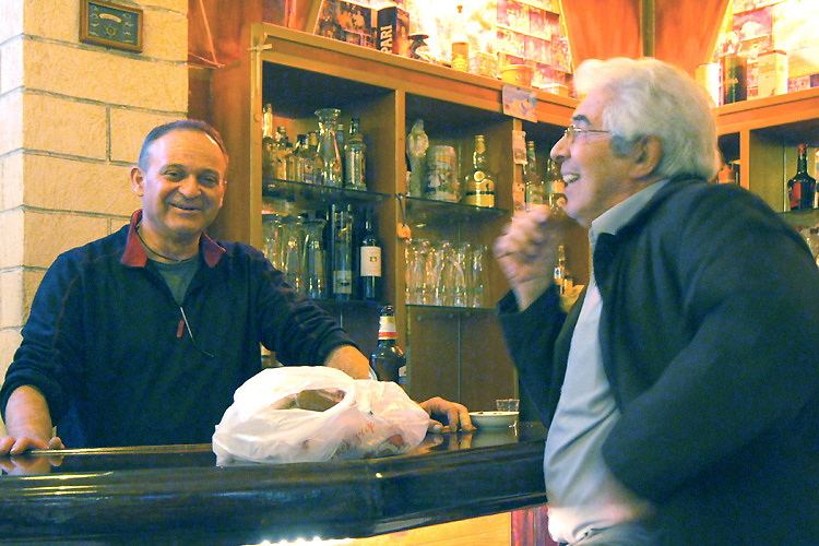 Stavros und Manolis auf der Silvesterparty 2013